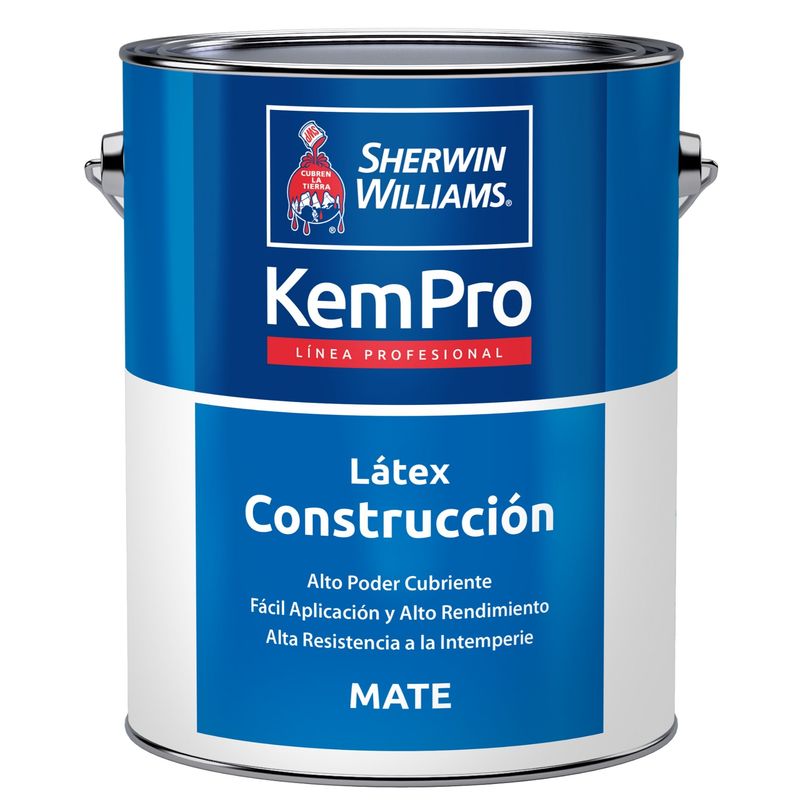 SHERWIN WILLIAMS - Latex Mate blanco constructor tineta