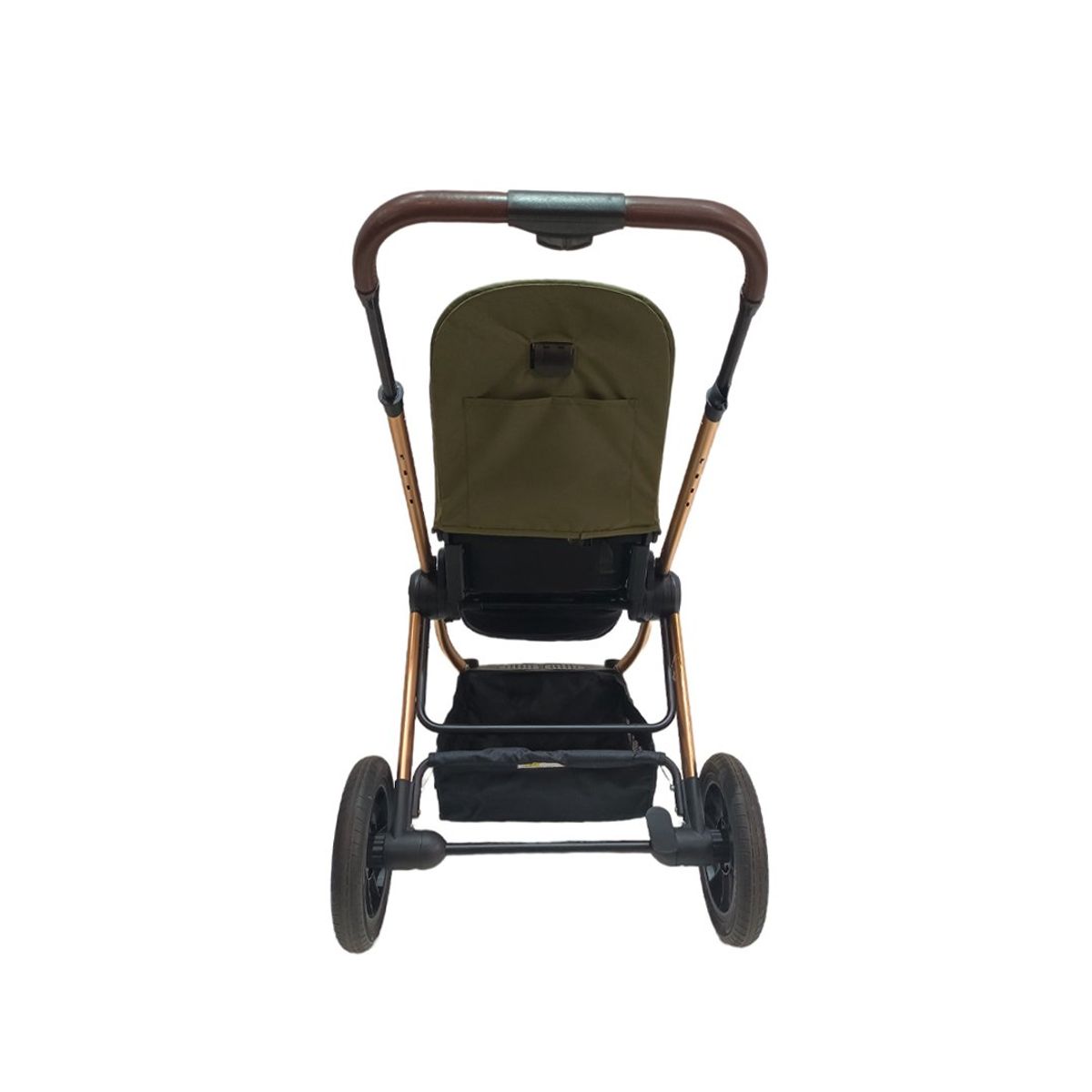 BABYMINE - Coche de bebé Asiento Reversible Verde Gold Babymine