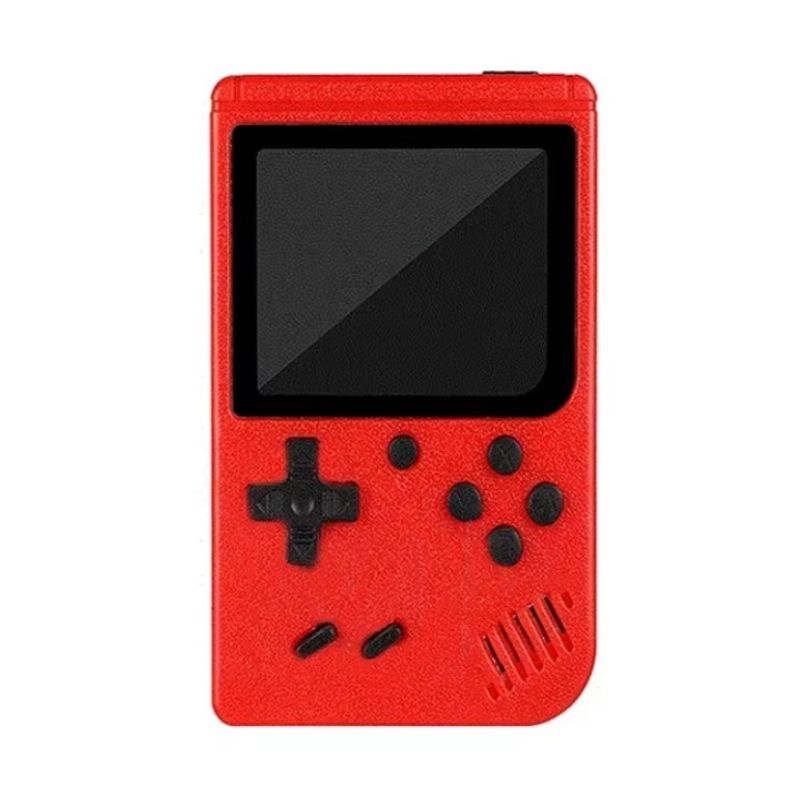 GENERICO - Mini Consola de Videojuegos Portátil GC26 de 400 Juegos Color Rojo