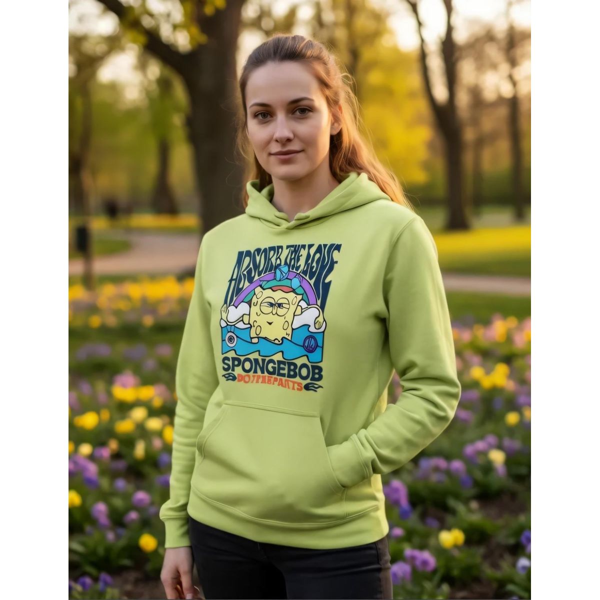 NICKELODEON - Polerón Adulto Bob Esponja