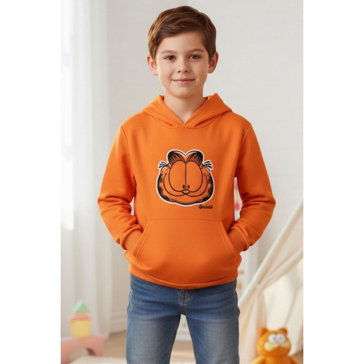 NICKELODEON - Polerón Niño Garfield