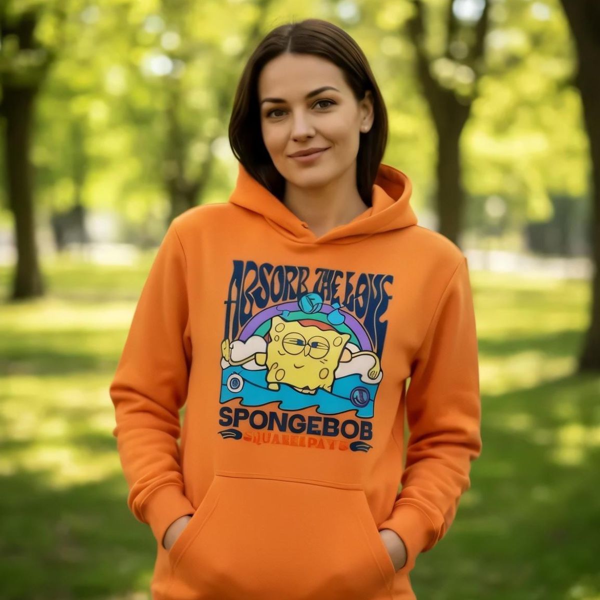 NICKELODEON - Polerón Adulto Bob Esponja
