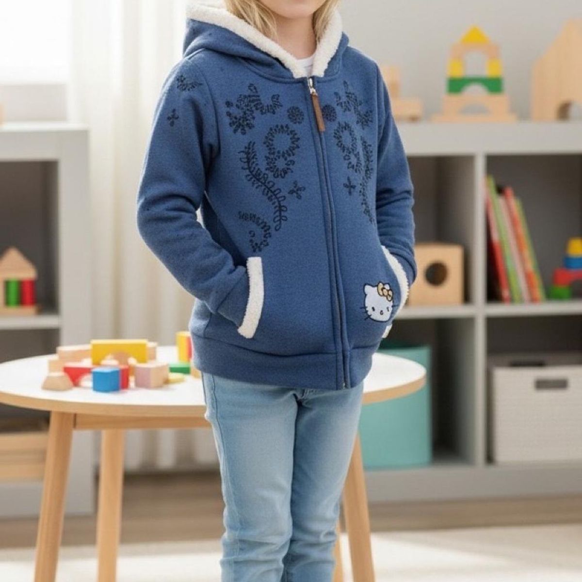 HELLO KITTY - Poleron Niña Hello Kitty