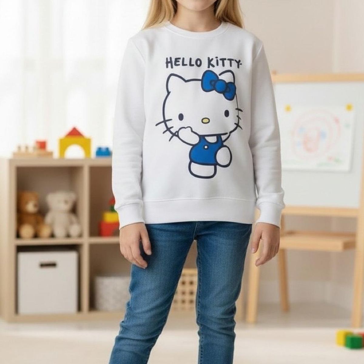HELLO KITTY - Poleron Niña Hello Kitty
