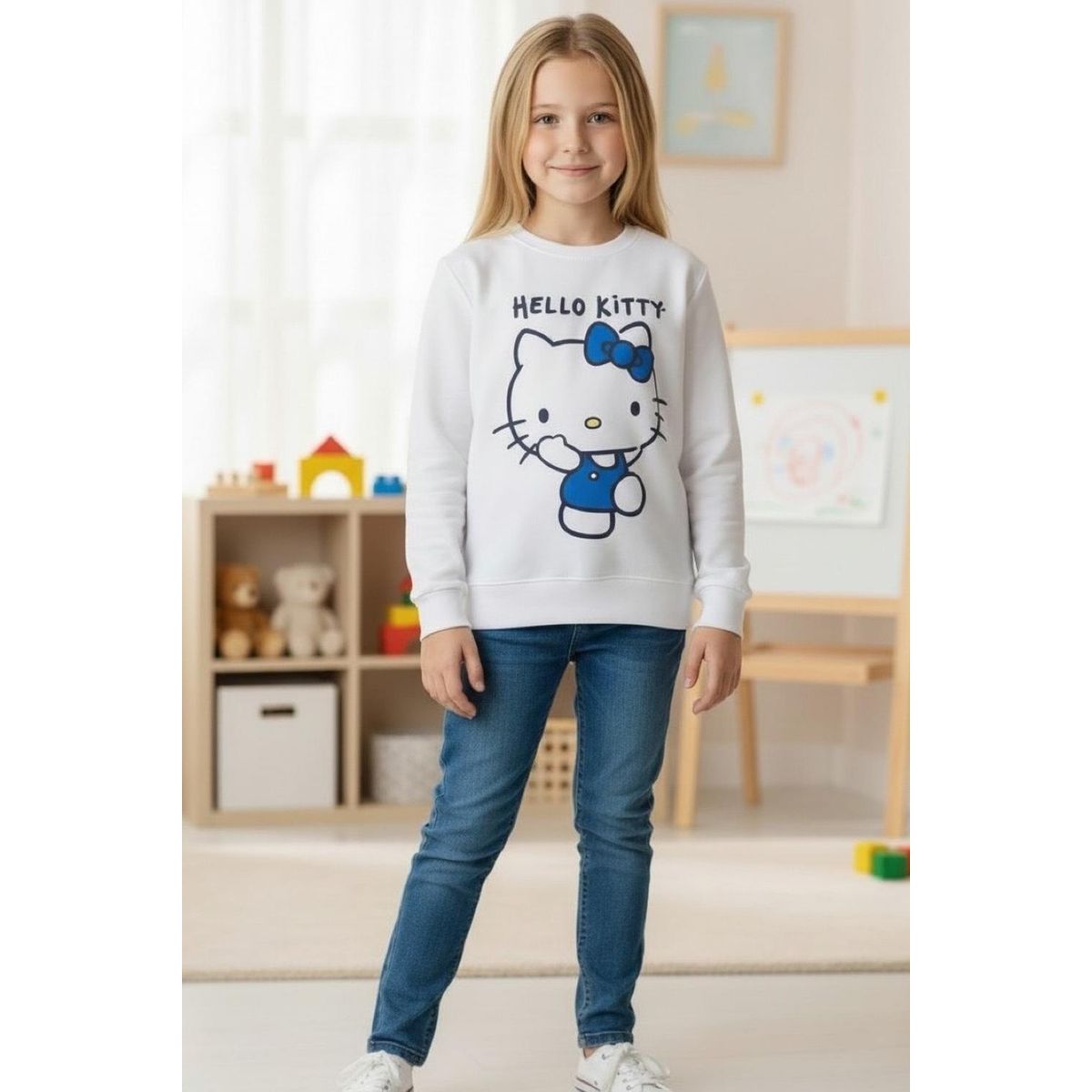 HELLO KITTY - Poleron Niña Hello Kitty