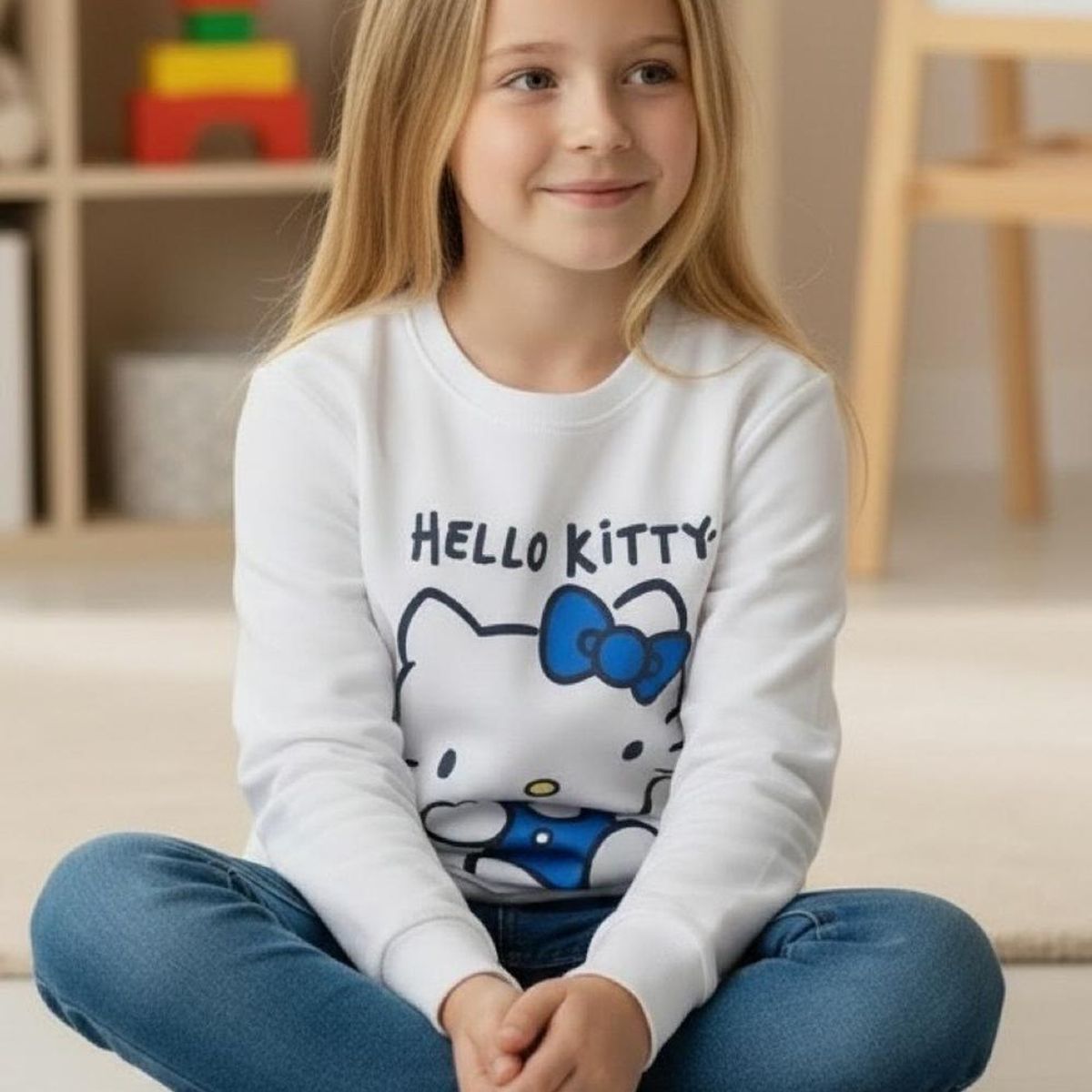 HELLO KITTY - Poleron Niña Hello Kitty