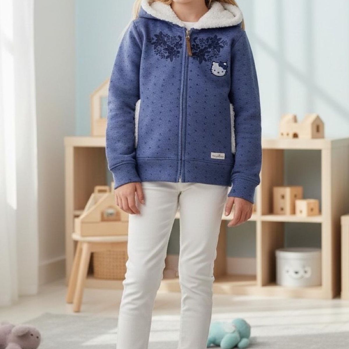 HELLO KITTY - Poleron Niña Hello Kitty