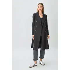 IO - Trench Semiformal Negro