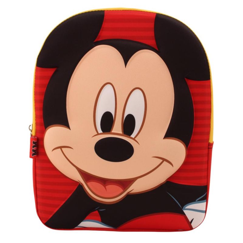 MICKEY MOUSE - Mochila Infantil 3D Face Mickey
