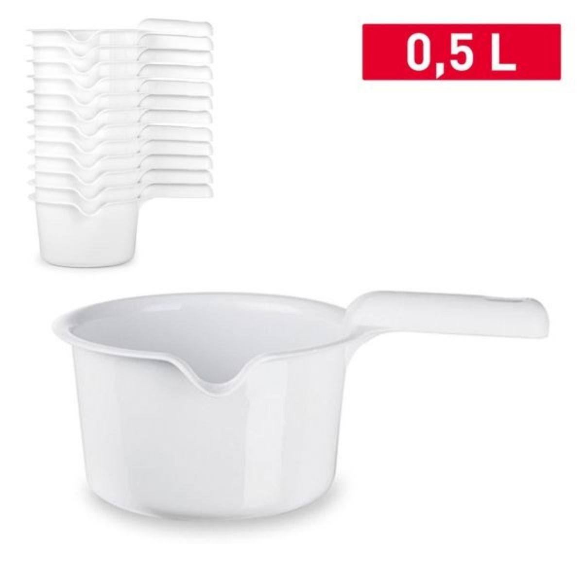 OEM - SET 3 CAZO 05 L COLOR BLANCO