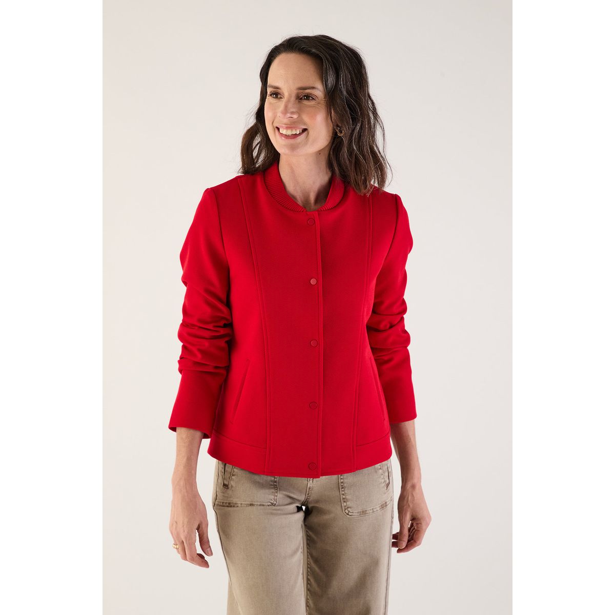 MA GRIFFE - Chaqueta Rojo Mujer Magriffe
