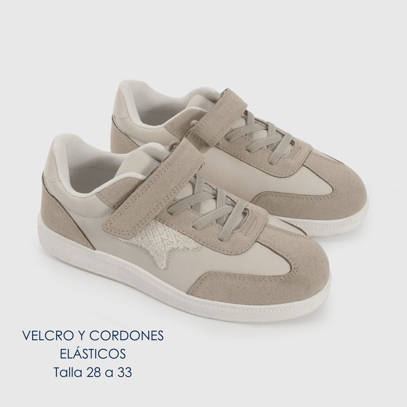 COLLOKY - Zapatilla Unisex niño Beige 56593 Colloky