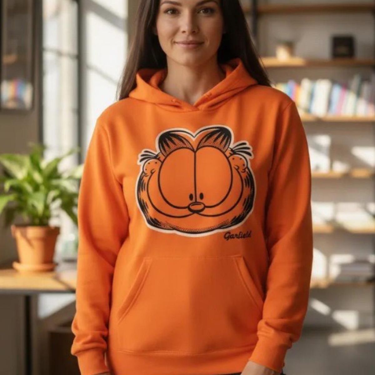 NICKELODEON - Polerón Adulto Garfield