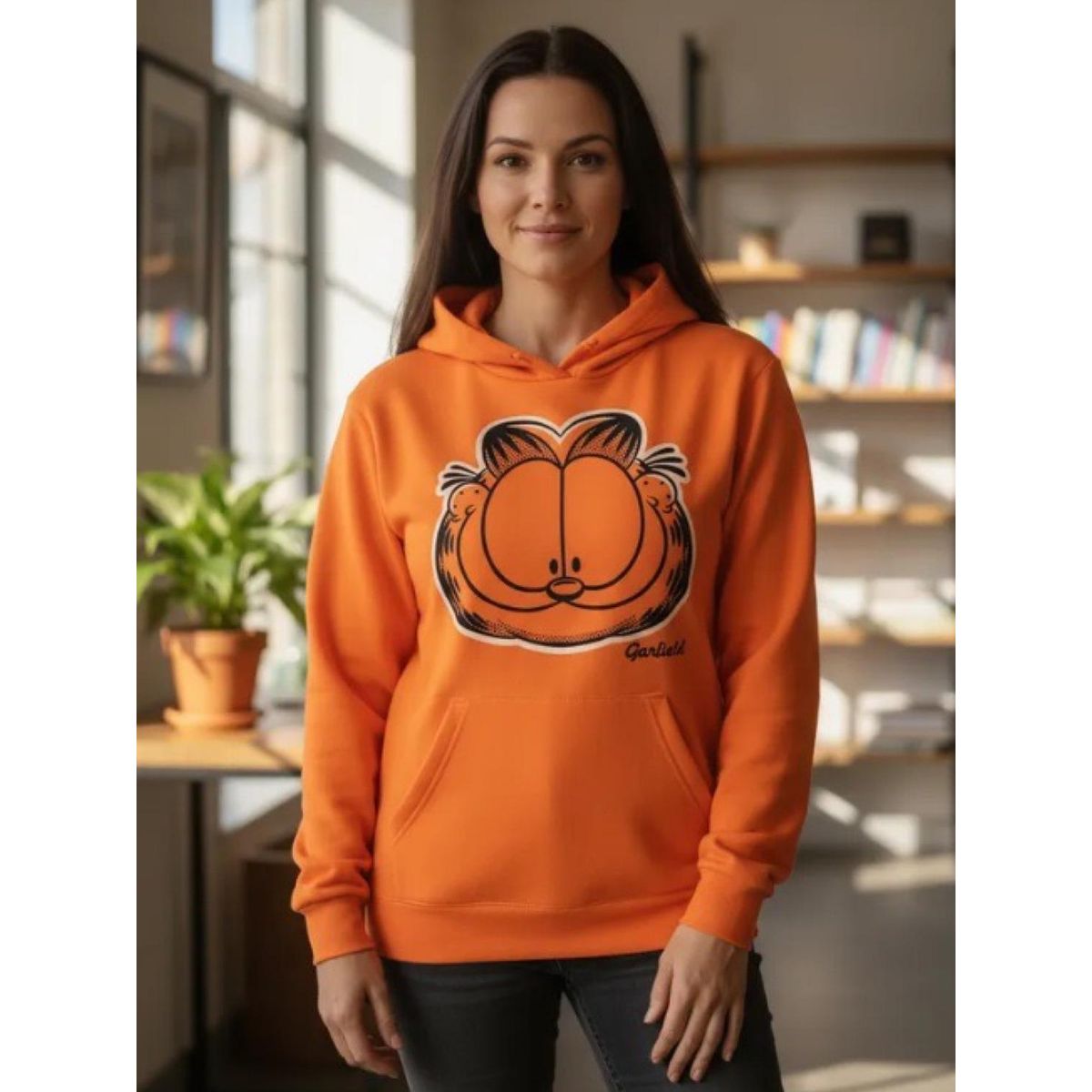 NICKELODEON - Polerón Adulto Garfield