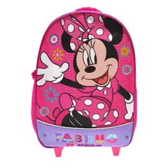DISNEY - Mochila Con Ruedas Minnie 14''