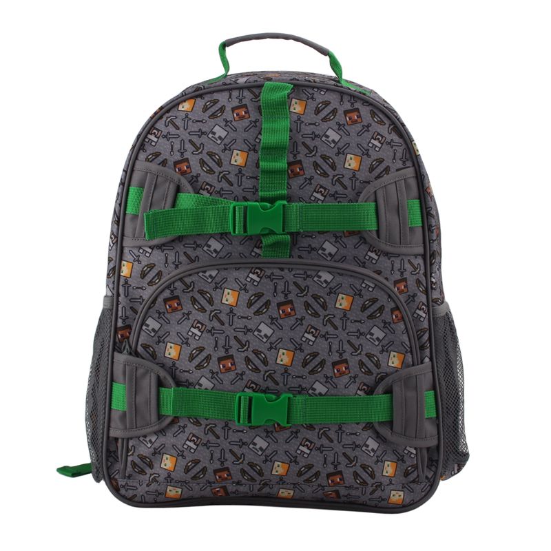 MINECRAFT - Mochila Juvenil Minecraft Broches