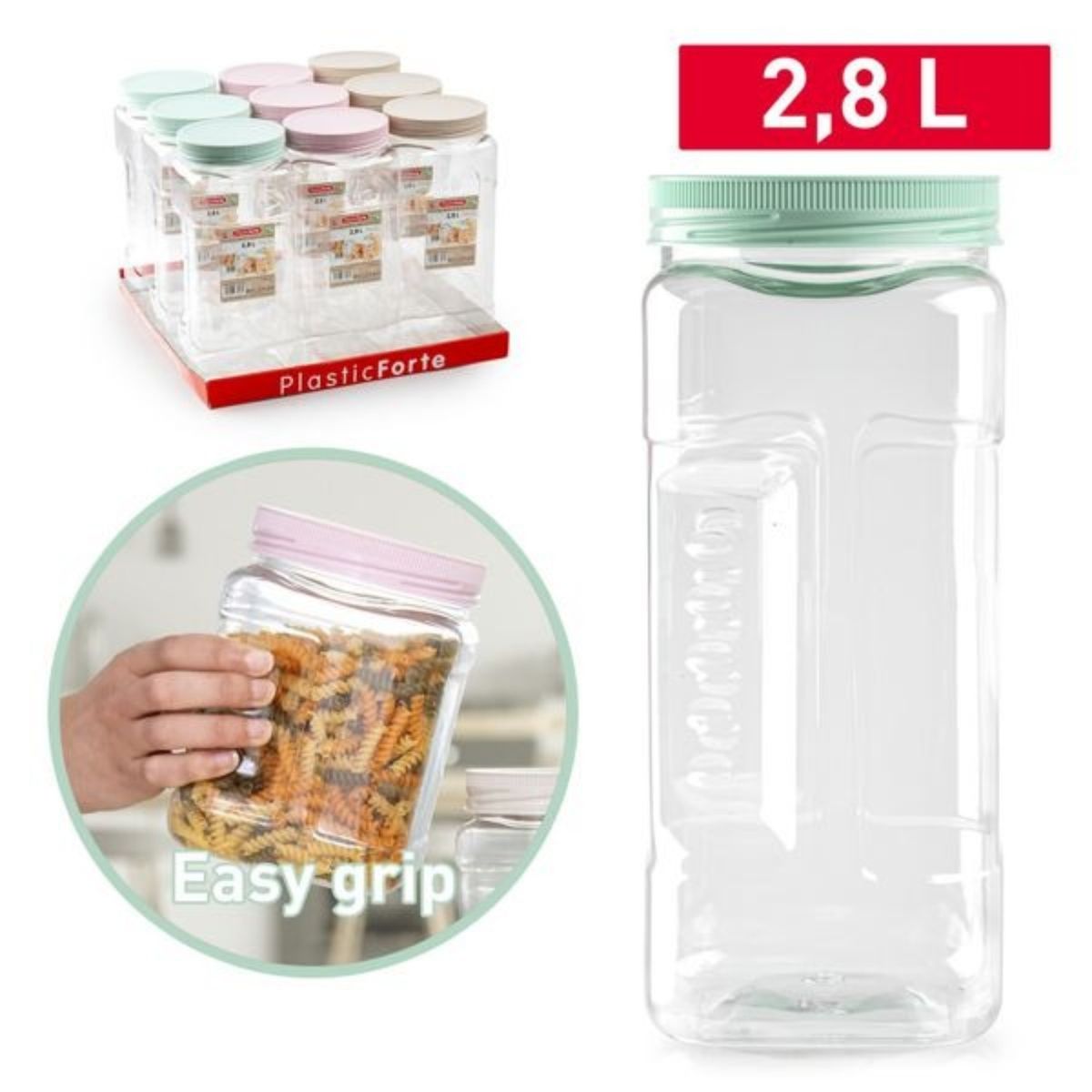 OEM - CONTENEDOR  2.8 L ITROS COLORES SURTIDOS