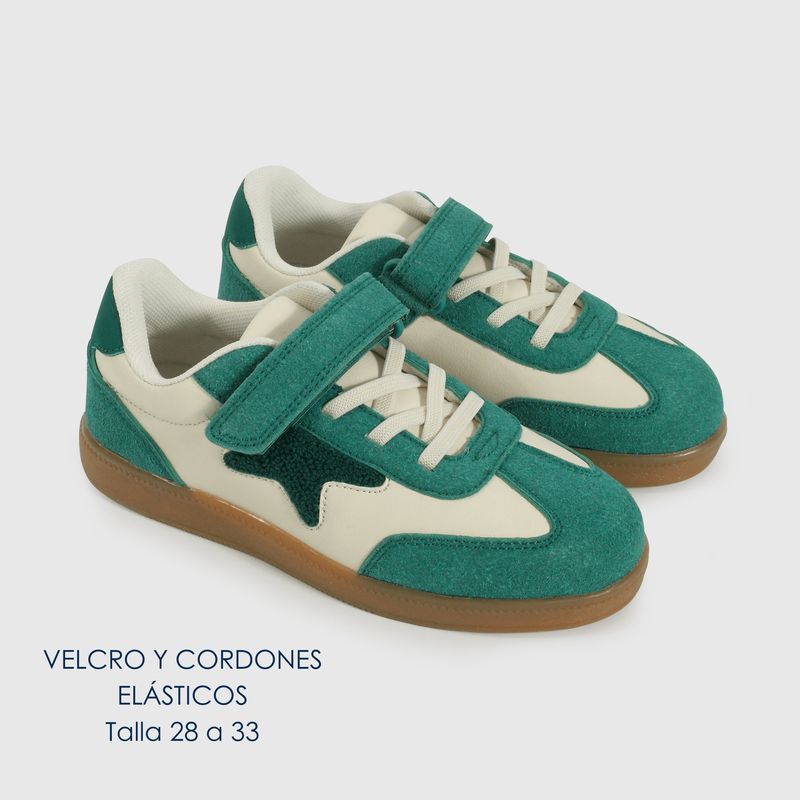 COLLOKY - Zapatilla Unisex niño Verde 56632 Colloky