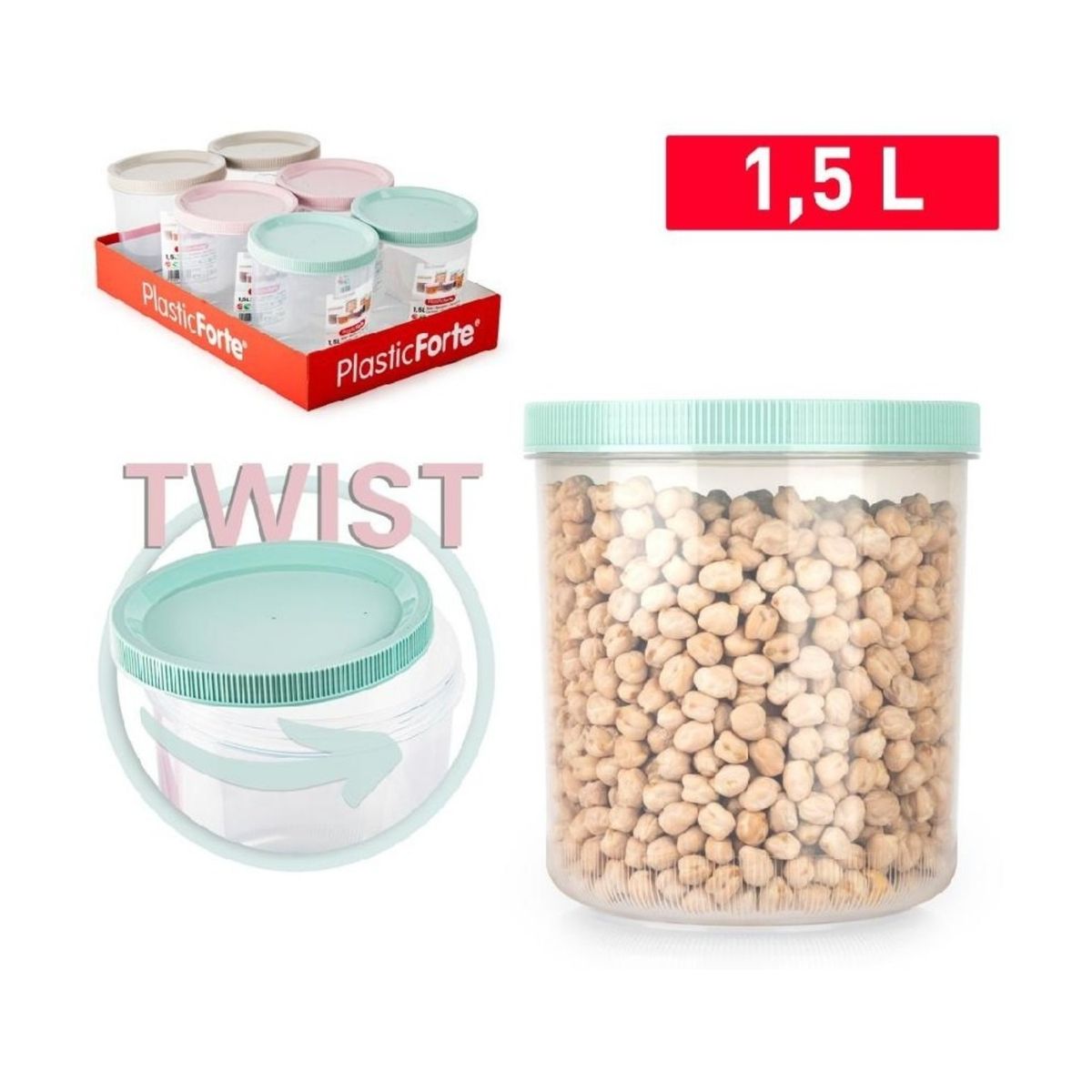 OEM - CONTENEDOR  1.5 LITROS COLORES SURTIDOS