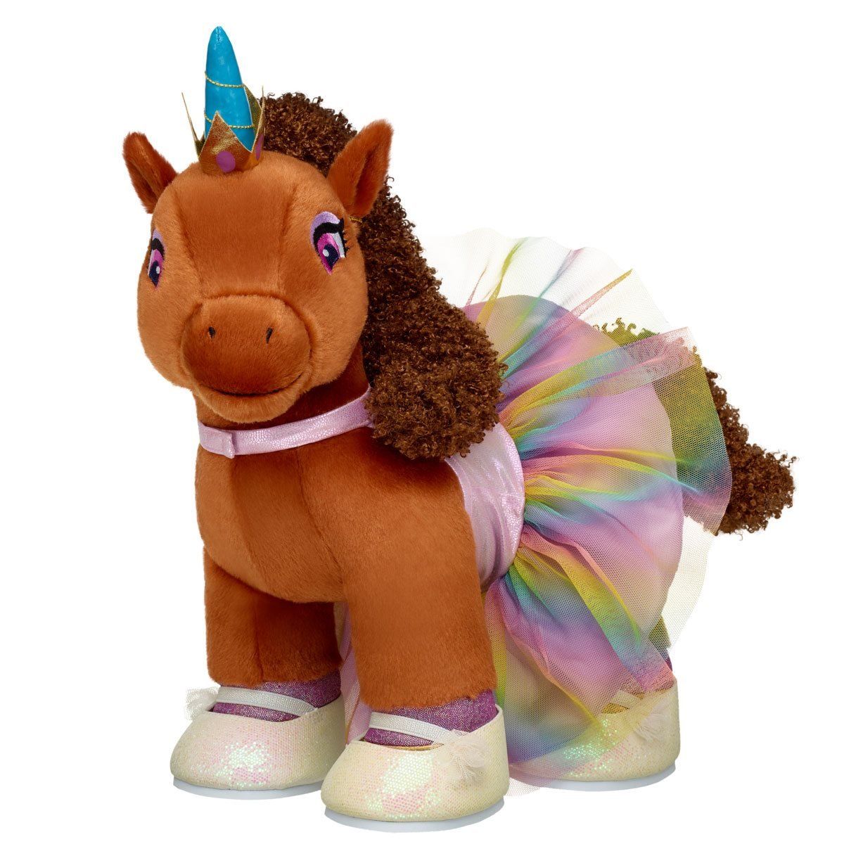 BUILD A BEAR - Zapatos planos Build a Bear blancos para peluche