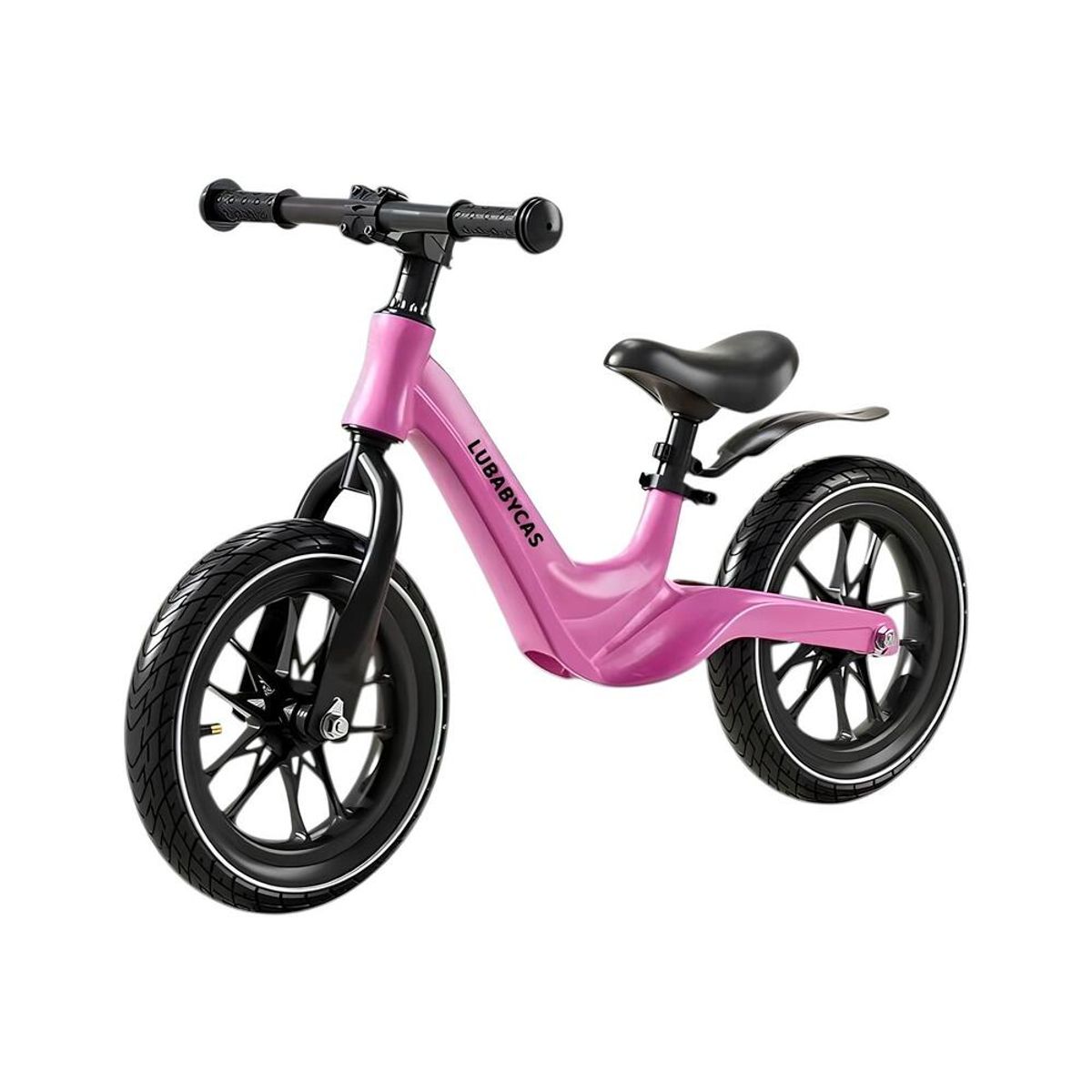 LUBABYCAS - Bicicleta De Equilibrio 3-8 Años Aro 14 Rosada LuBabycas