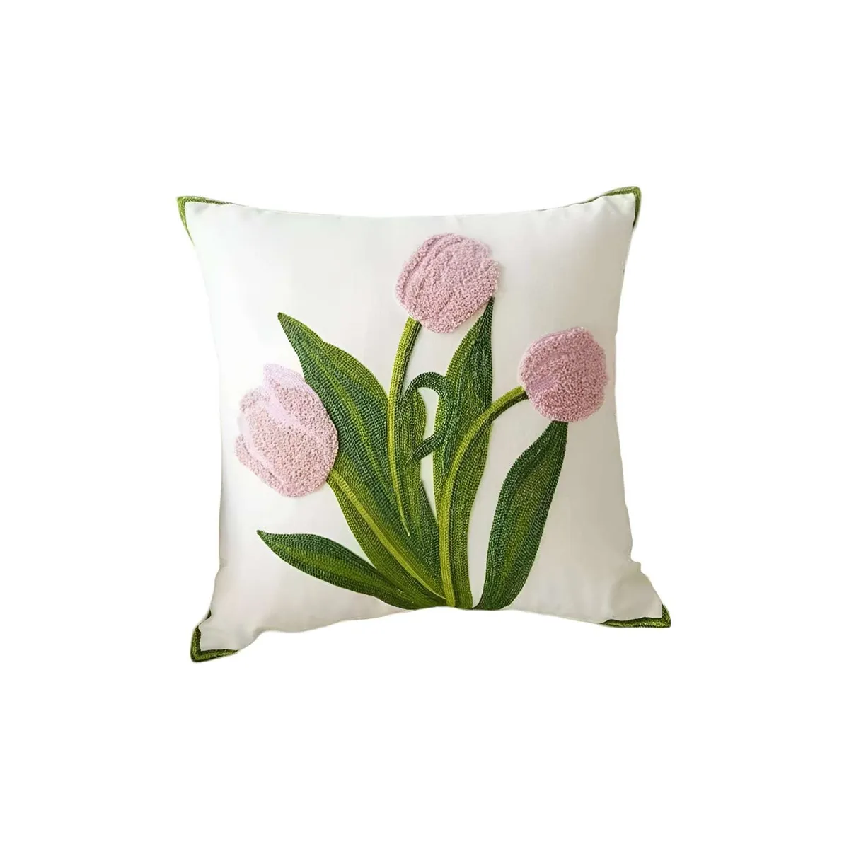 GENERICO - JUEGO DE 2 FUNDAS BORDADAS 45x45  F21