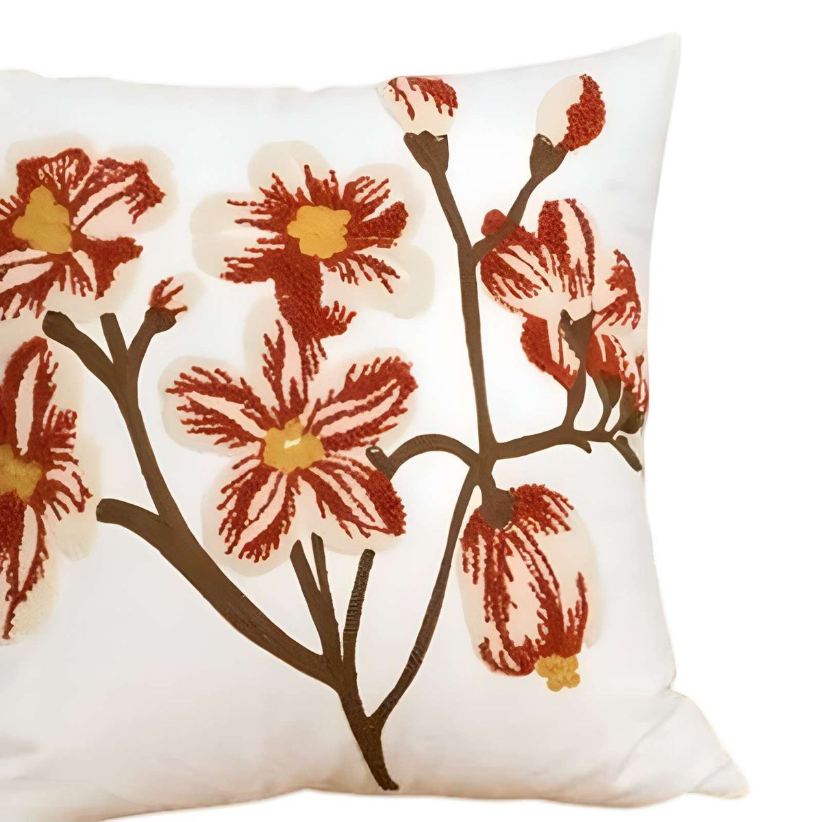 GENERICO - JUEGO DE 2 FUNDAS BORDADAS 45x45  F51