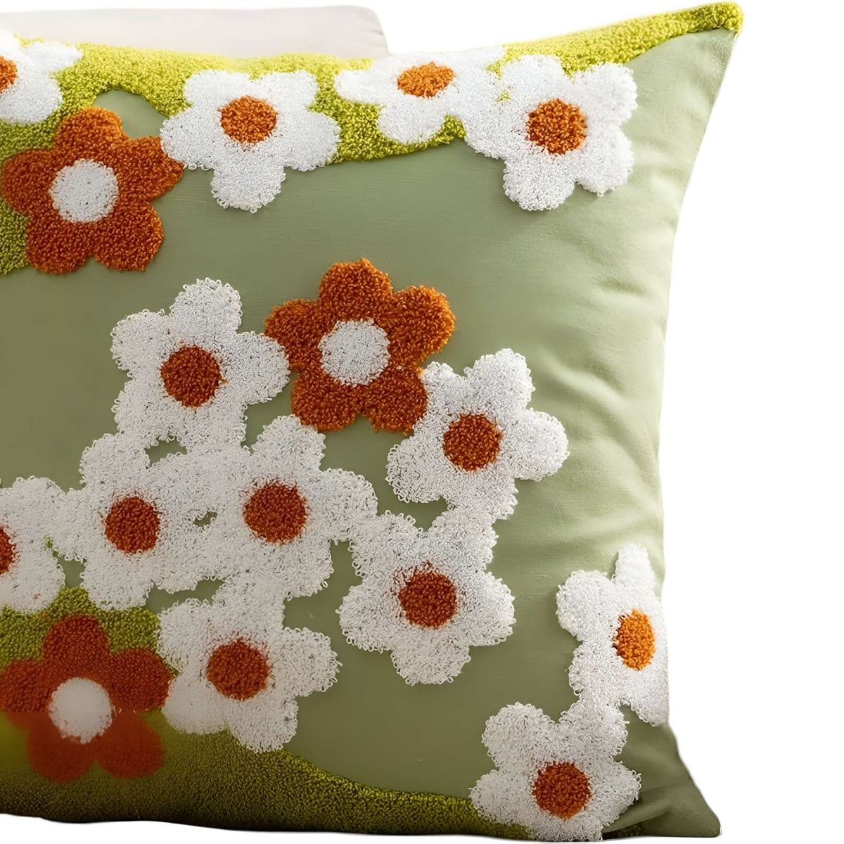 GENERICO - JUEGO DE 2 FUNDAS BORDADAS 45x45  F74