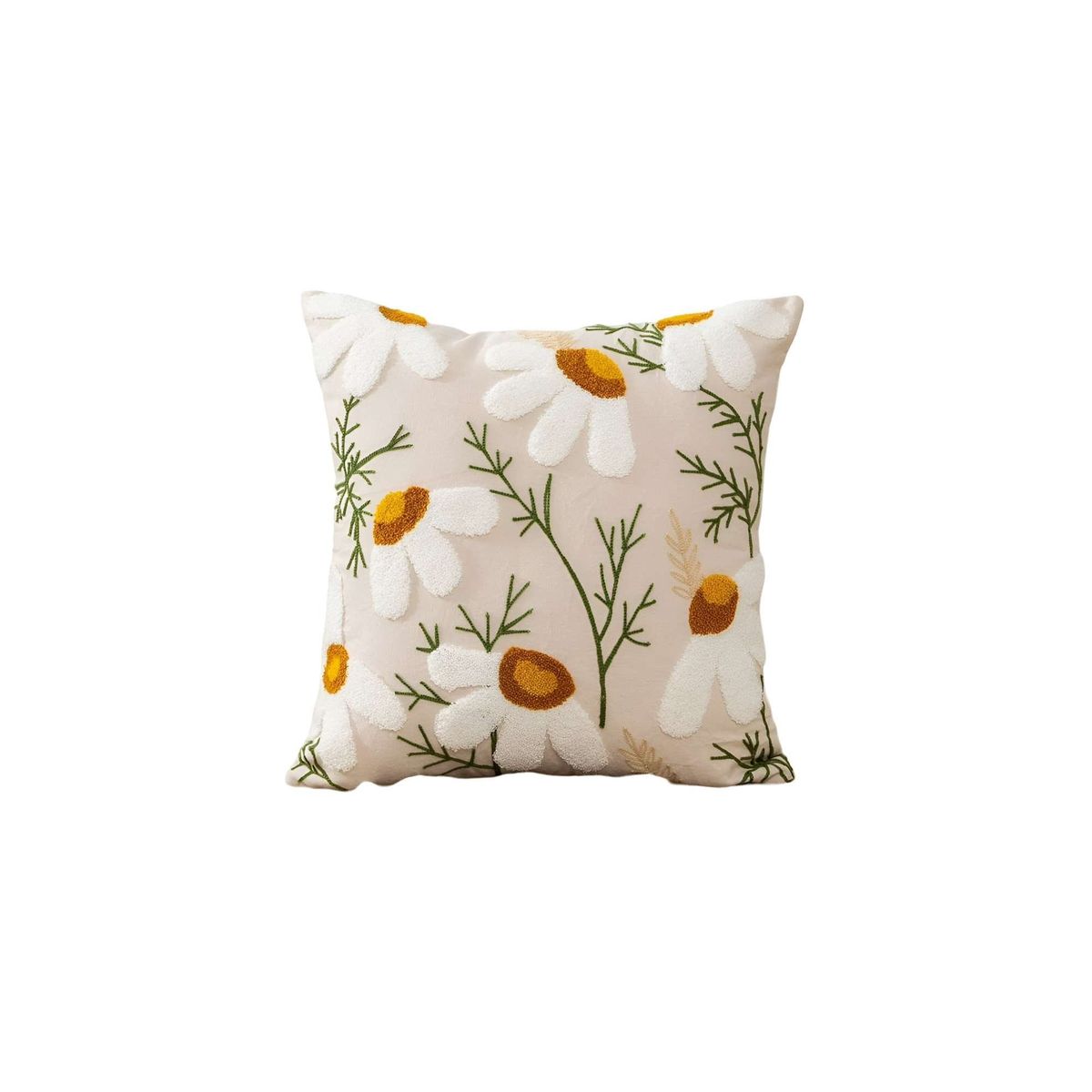 GENERICO - JUEGO DE 4 FUNDAS BORDADAS 45x45 F14