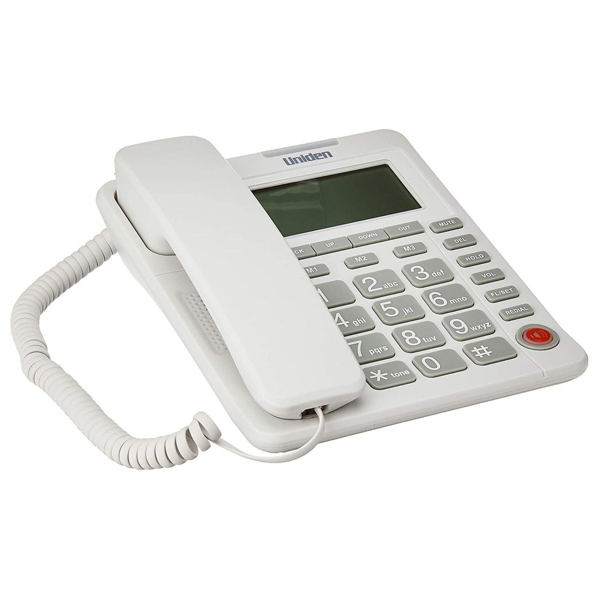 UNIDEN - Telefono Fijo Uniden Blanco AS7408 Con Visor