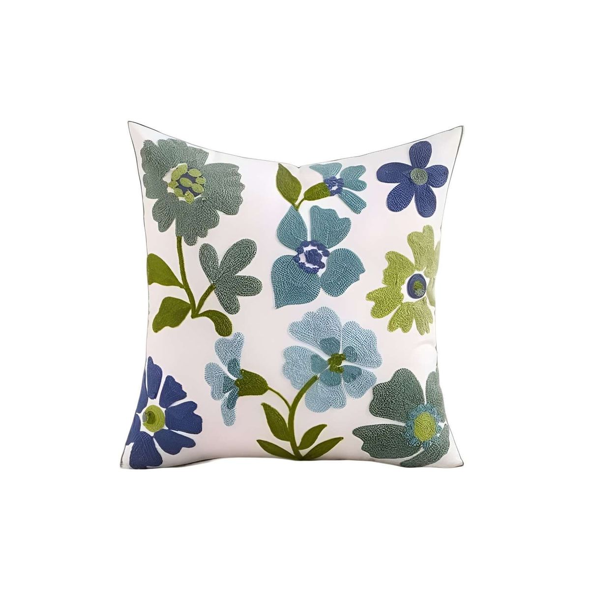 GENERICO - JUEGO DE 4 FUNDAS BORDADAS 45x45 F35