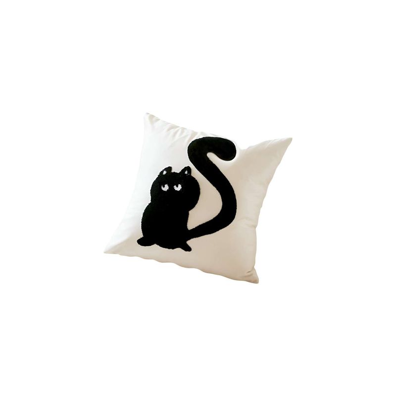 GENERICO - JUEGO DE 4 FUNDAS BORDADAS 45x45 F40