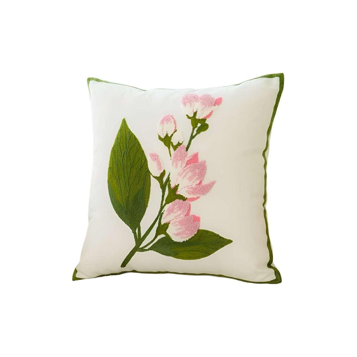 GENERICO - JUEGO DE 4 FUNDAS BORDADAS 45x45 F43