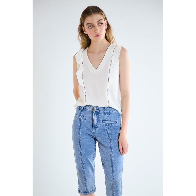 IO - Blusa Lisa Crudo iO