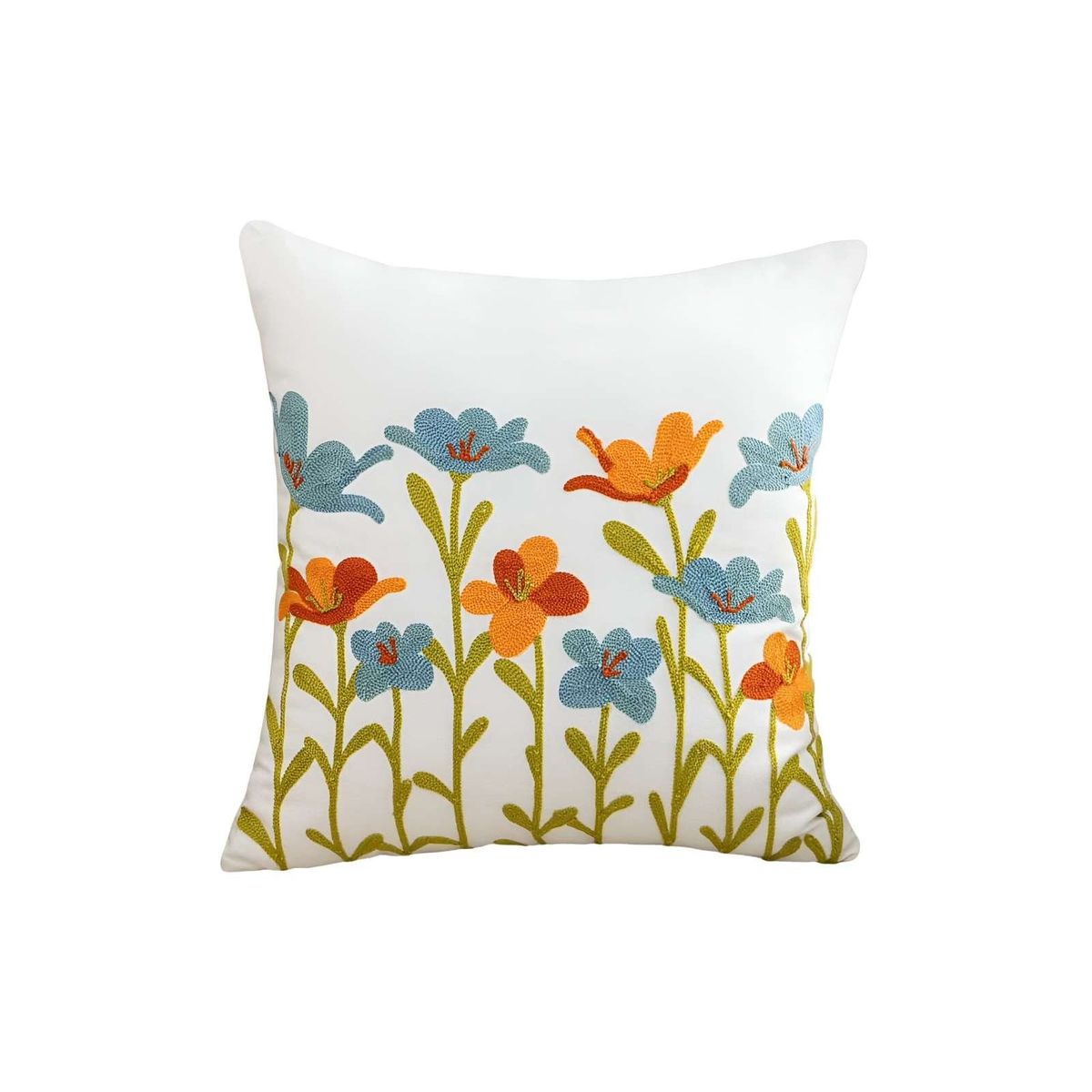 GENERICO - JUEGO DE 2 FUNDAS BORDADAS 45x45  F39