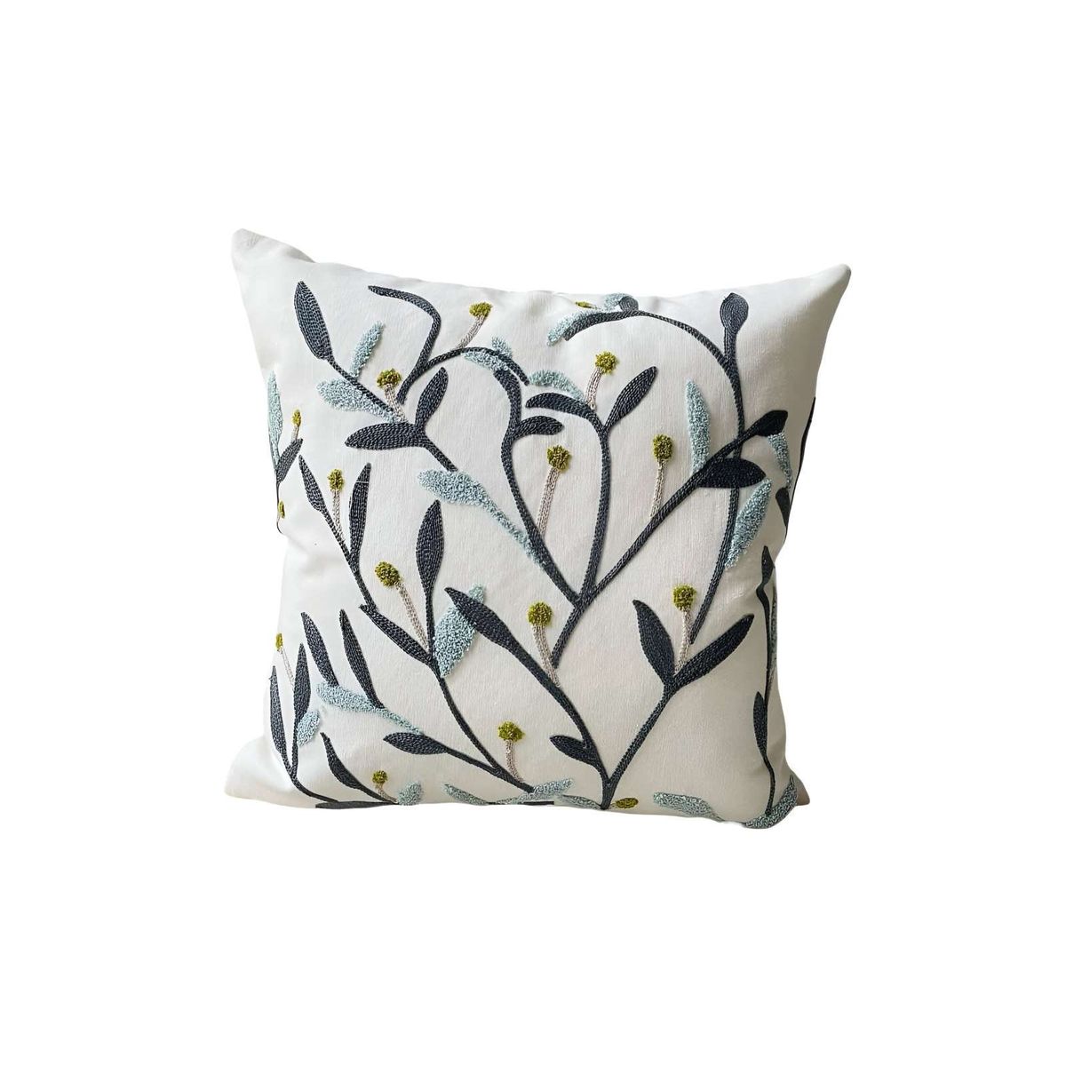 GENERICO - JUEGO DE 6 FUNDAS BORDADAS 45x45 F58