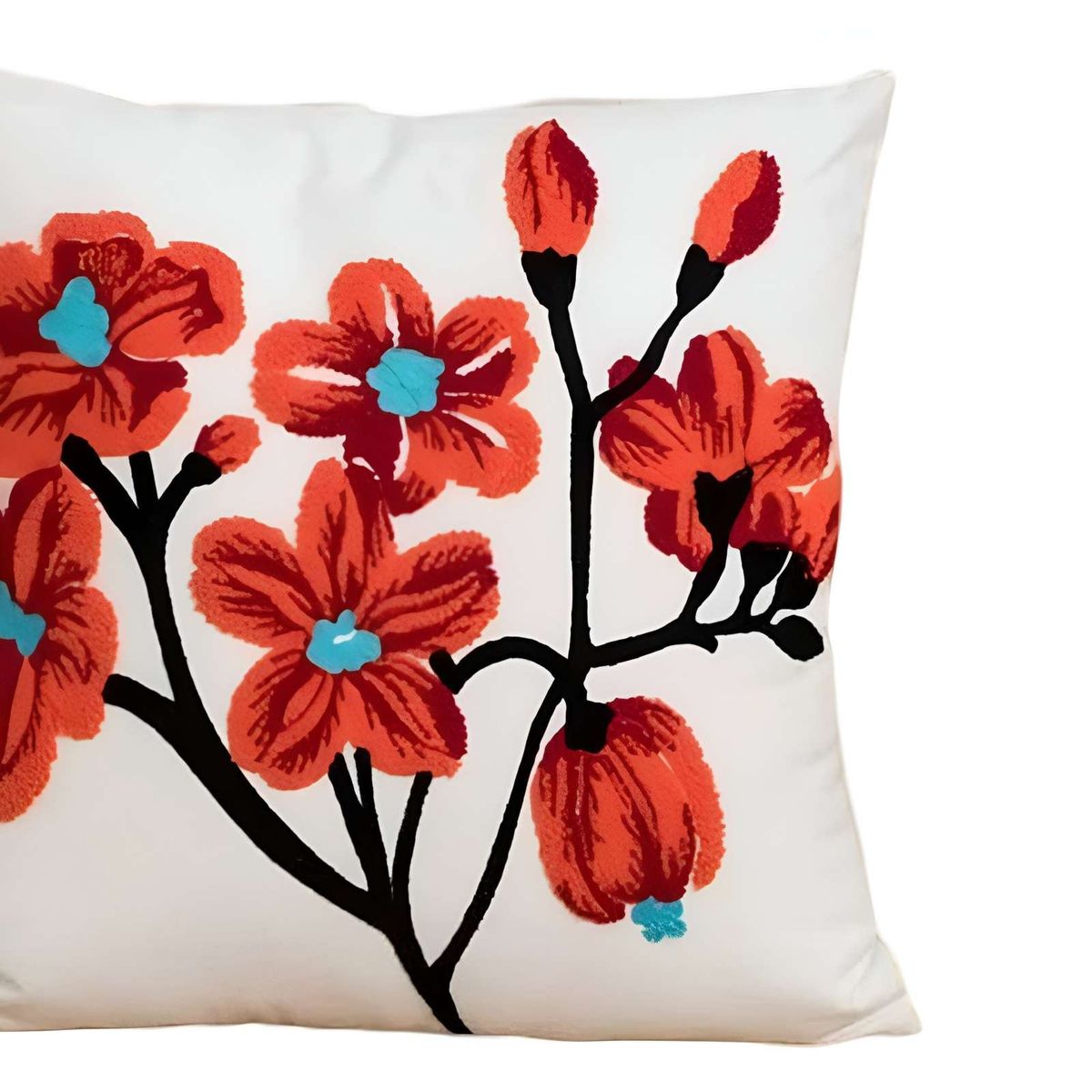 GENERICO - JUEGO DE 2 FUNDAS BORDADAS 45x45  F54