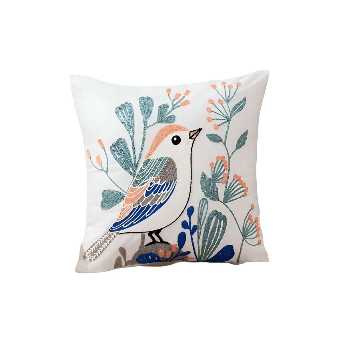 GENERICO - JUEGO DE 4 FUNDAS BORDADAS 45x45 F20