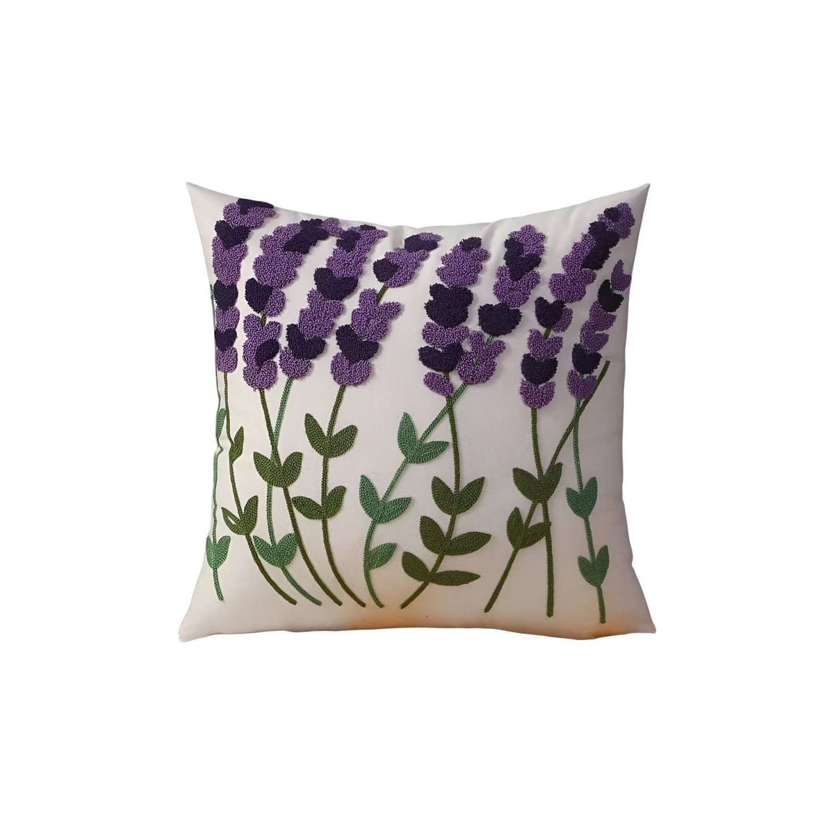 GENERICO - JUEGO DE 6 FUNDAS BORDADAS 45x45 F17