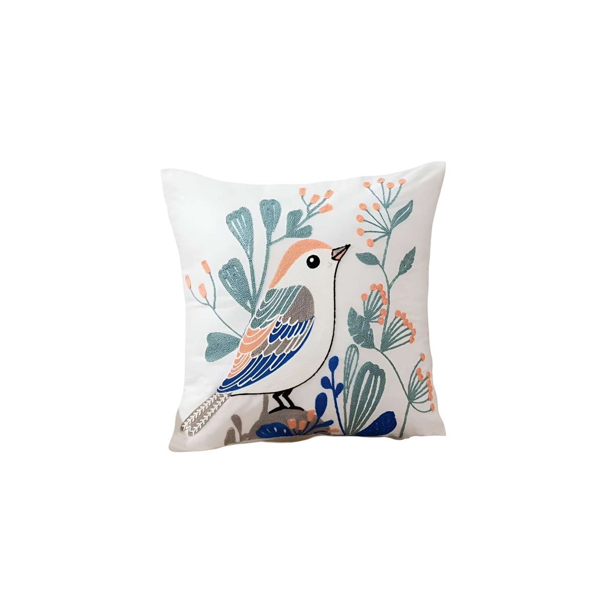 GENERICO - JUEGO DE 6 FUNDAS BORDADAS 45x45 F20