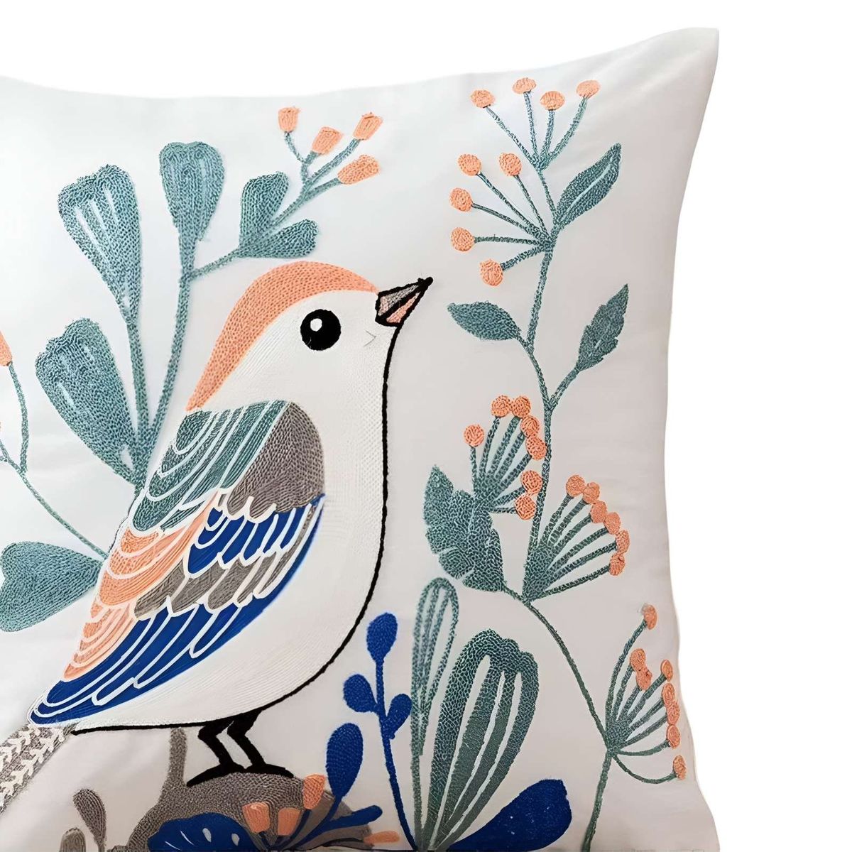 GENERICO - JUEGO DE 6 FUNDAS BORDADAS 45x45 F20