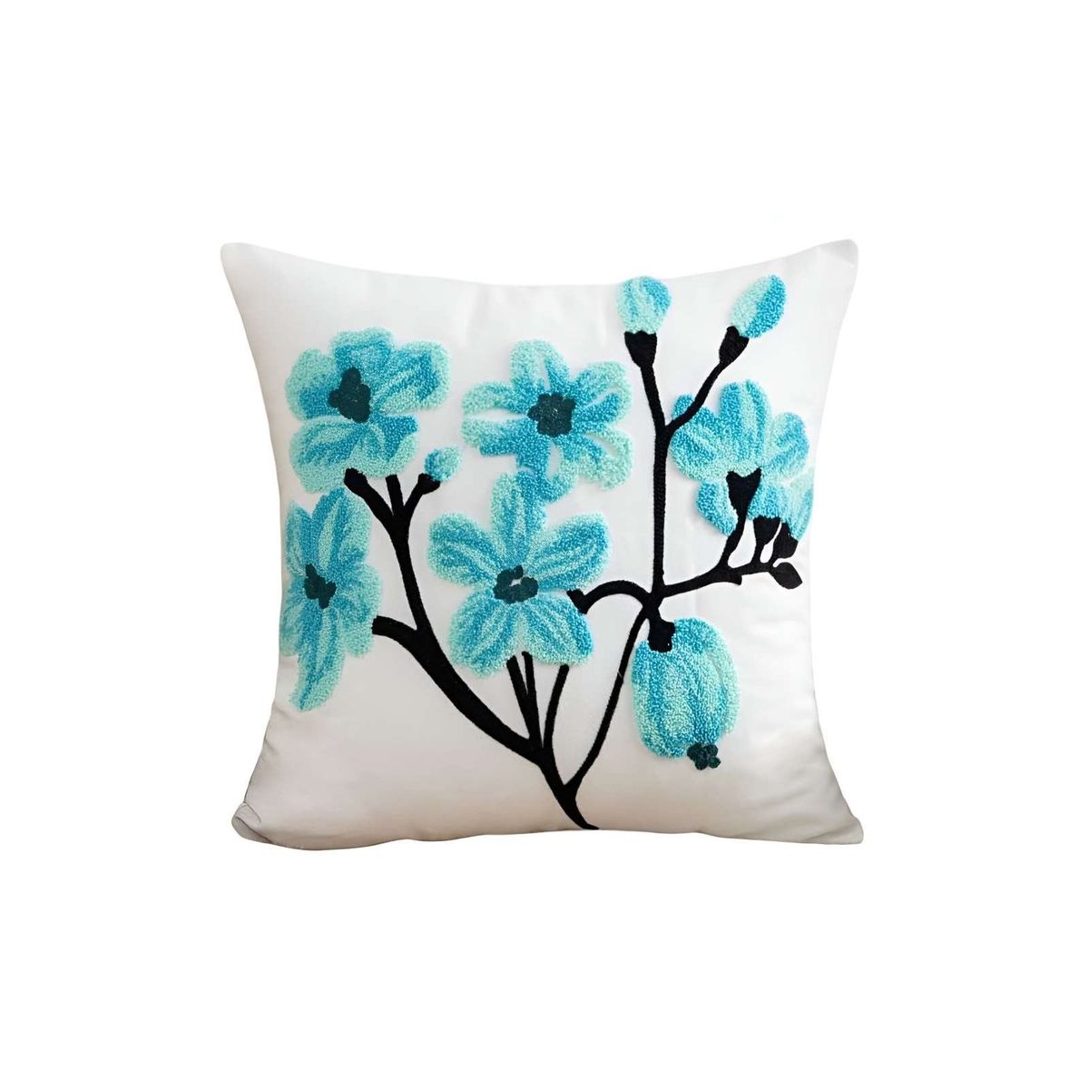 GENERICO - JUEGO DE 6 FUNDAS BORDADAS 45x45 F55