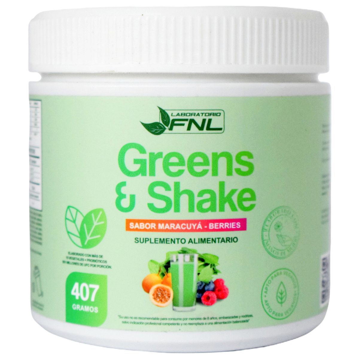 FNL - Suplemento Greens & Shake Fnl 407g