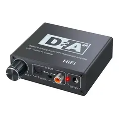 GENERICO - Conversor De Audio Digital Hifi Óptico A Rca Y 35mm 192khz