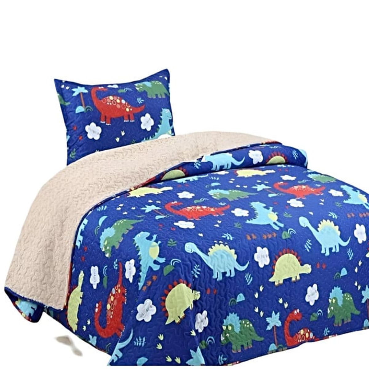 GENERICO - CUBRECAMA QUILT SHERPA PLAZA Y MEDIA 180X230 11