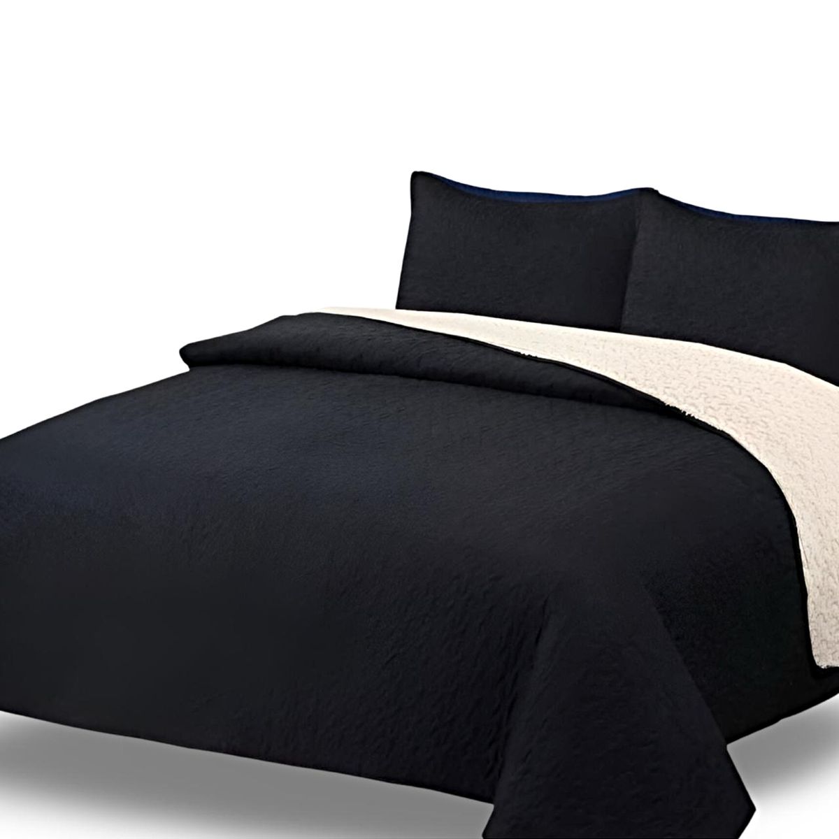 GENERICO - CUBRECAMA QUILT SHERPA PLAZA Y MEDIA 180X230 12