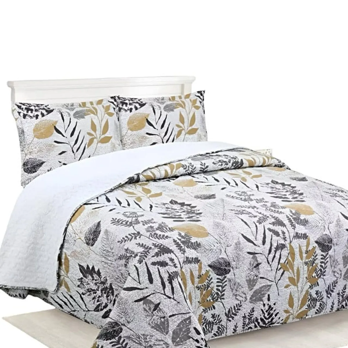 GENERICO - CUBRECAMA QUILT SHERPA PLAZA Y MEDIA 180X230 13