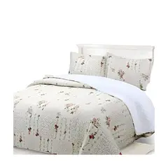 GENERICO - CUBRECAMA QUILT SHERPA PLAZA Y MEDIA 180X230 16