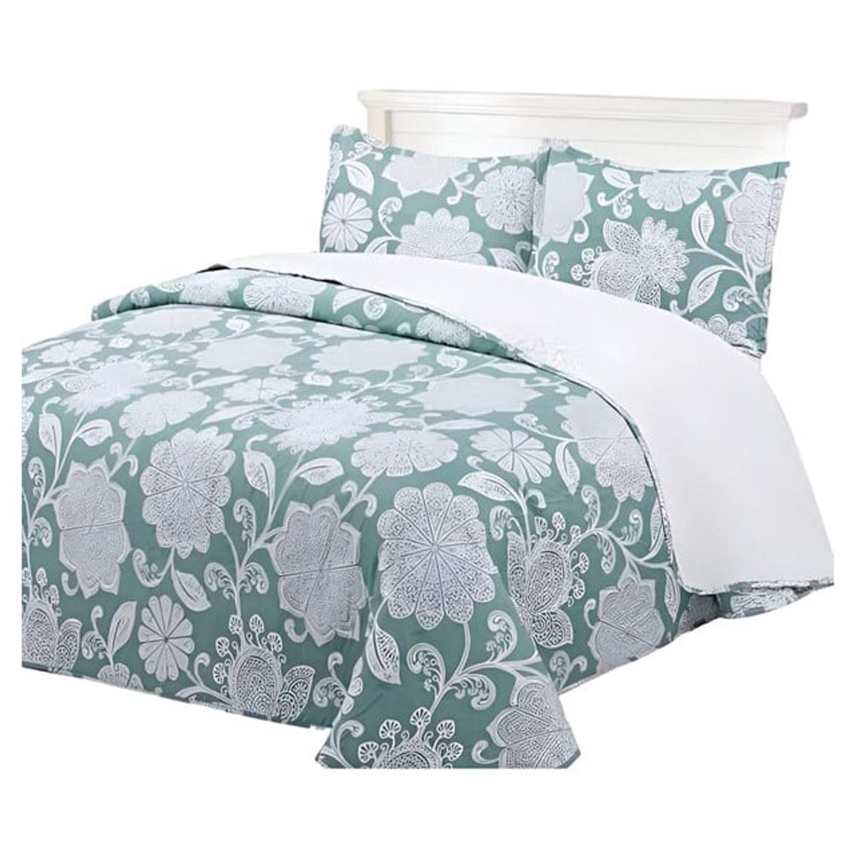 GENERICO - CUBRECAMA QUILT SHERPA 2 PLAZAS 200X230 3