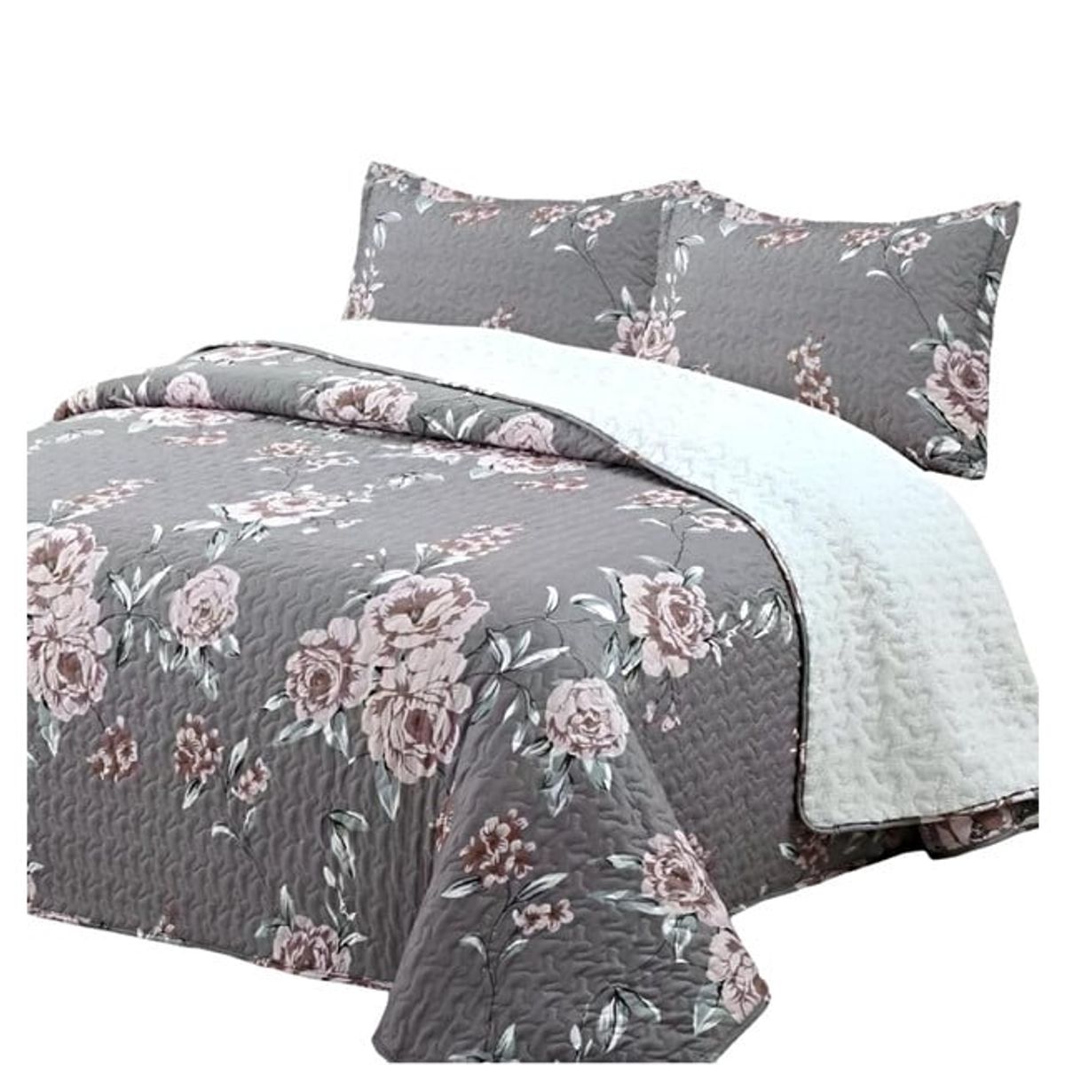 GENERICO - CUBRECAMA QUILT SHERPA 2 PLAZAS 200X230 31